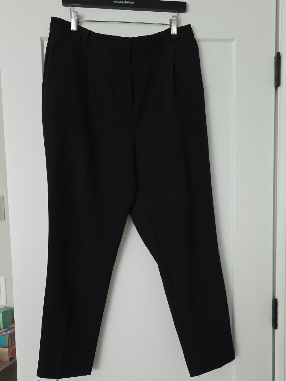 Classic Black Tailored Women's Trousers